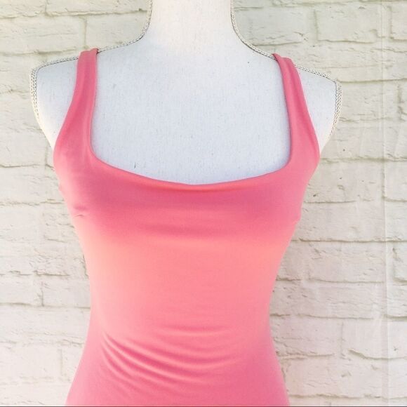 Leith Pink Stretch Sleeveless Bodycon Valentine Date Night Dress S - Picture 2 of 6